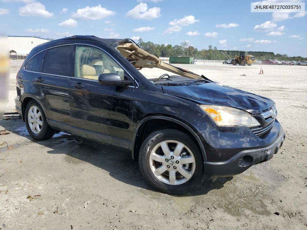 2007 Honda Cr-V Exl VIN: JHLRE48727C035751 Lot: 75050904