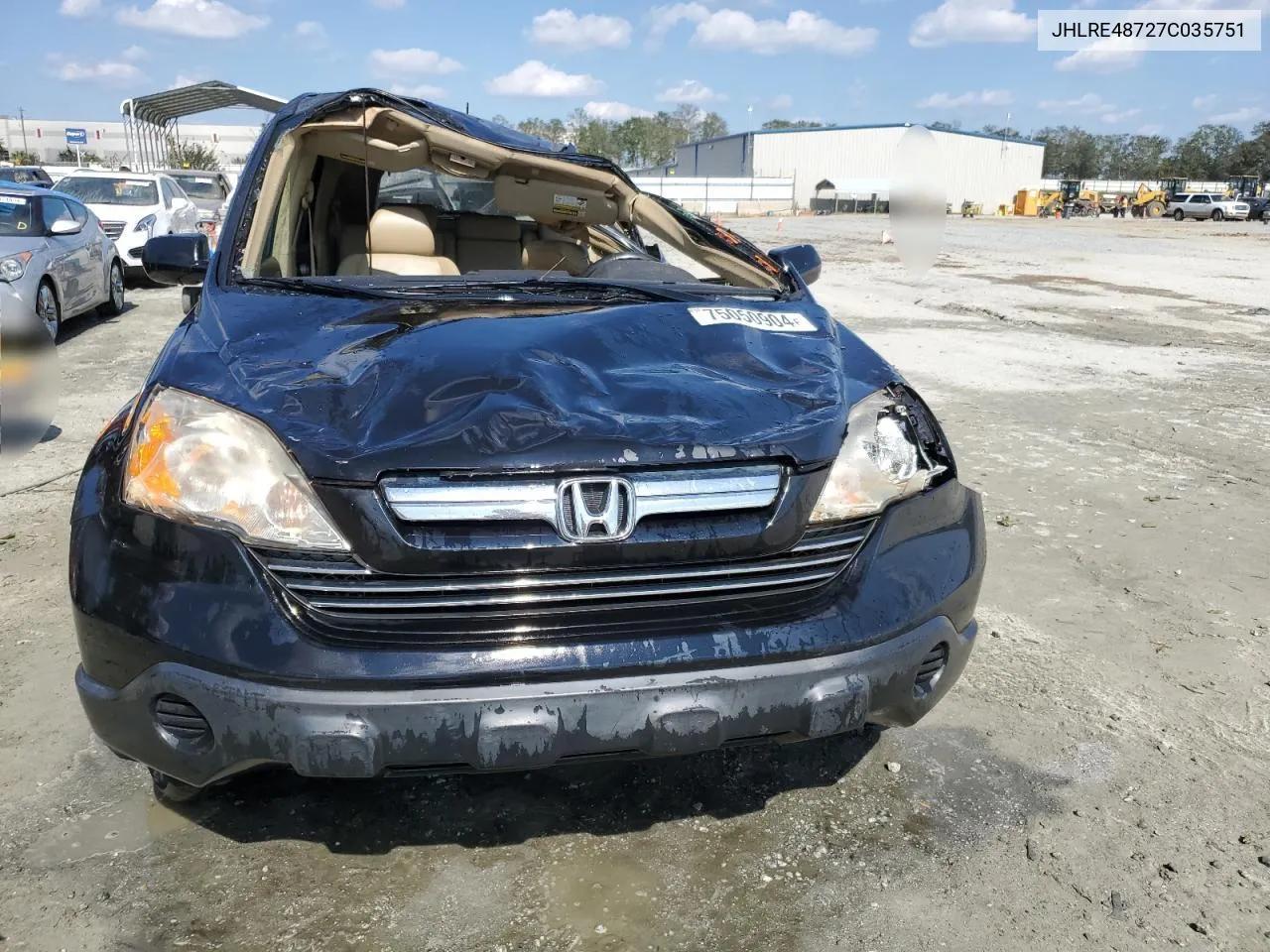 JHLRE48727C035751 2007 Honda Cr-V Exl