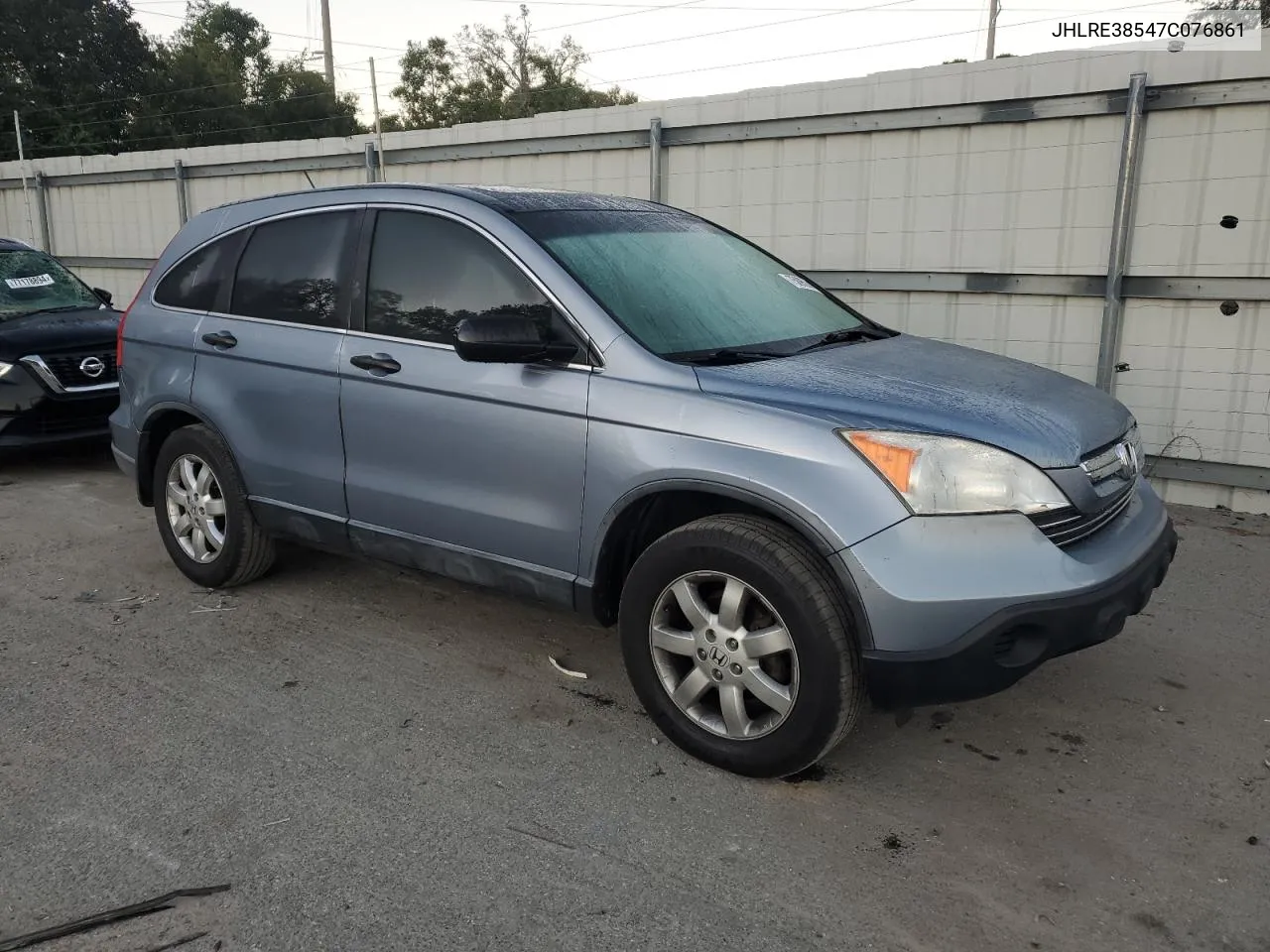 2007 Honda Cr-V Ex VIN: JHLRE38547C076861 Lot: 75095044