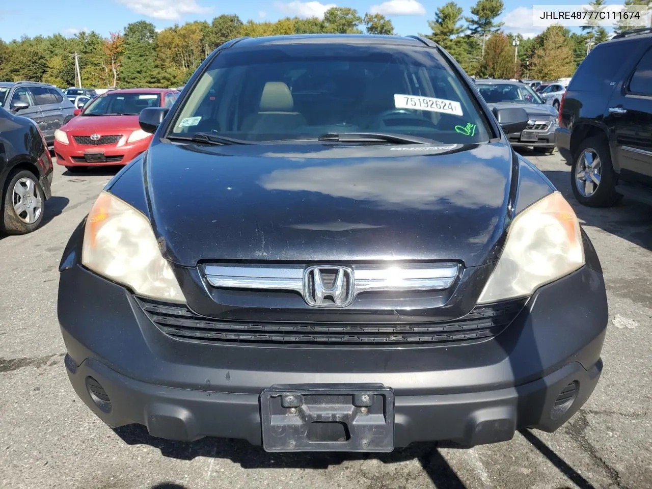 2007 Honda Cr-V Exl VIN: JHLRE48777C111674 Lot: 75192624