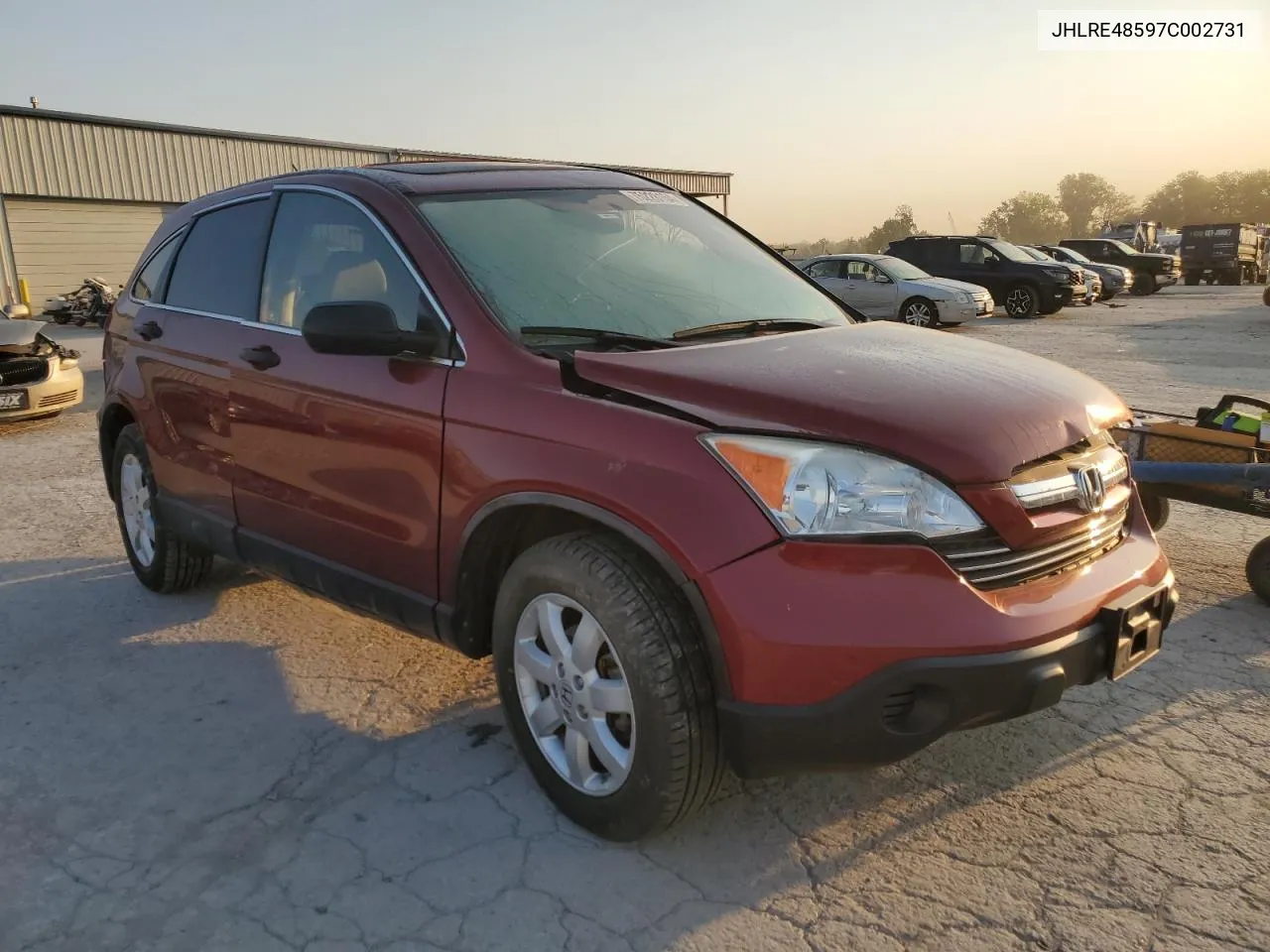 2007 Honda Cr-V Ex VIN: JHLRE48597C002731 Lot: 75228164