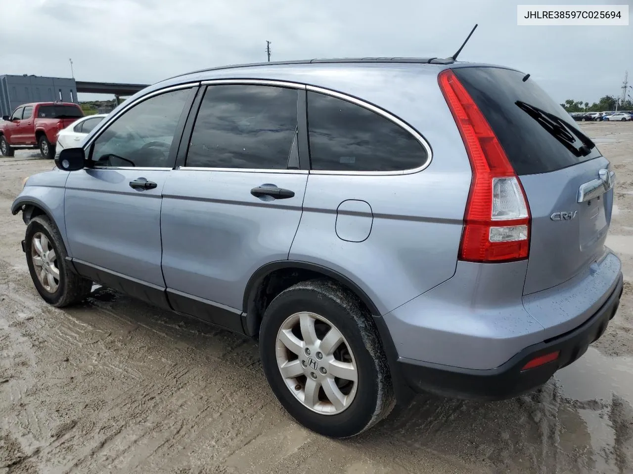 2007 Honda Cr-V Ex VIN: JHLRE38597C025694 Lot: 75264814