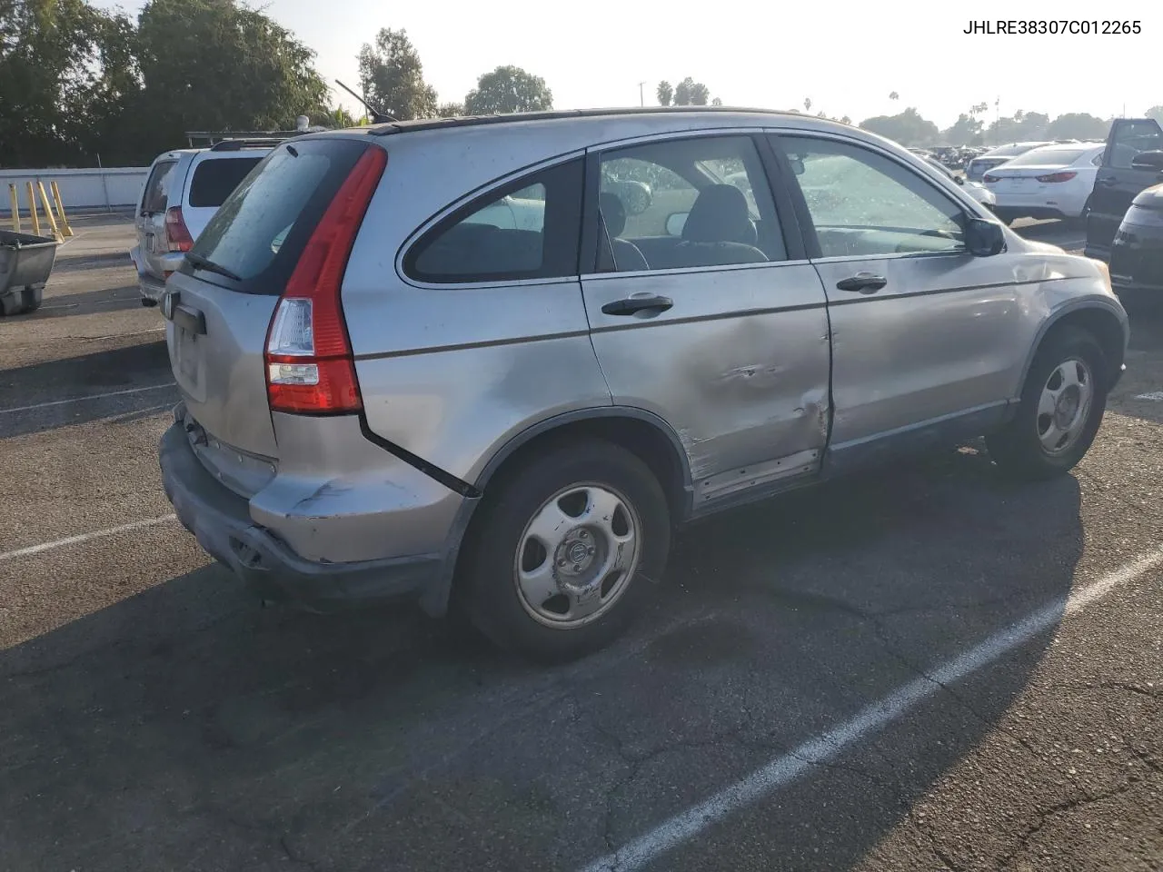 2007 Honda Cr-V Lx VIN: JHLRE38307C012265 Lot: 75288434