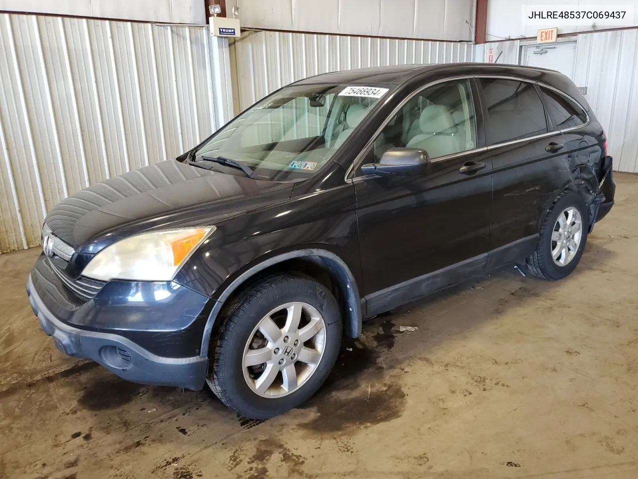 JHLRE48537C069437 2007 Honda Cr-V Ex