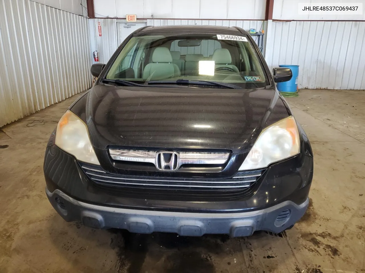 2007 Honda Cr-V Ex VIN: JHLRE48537C069437 Lot: 75466934