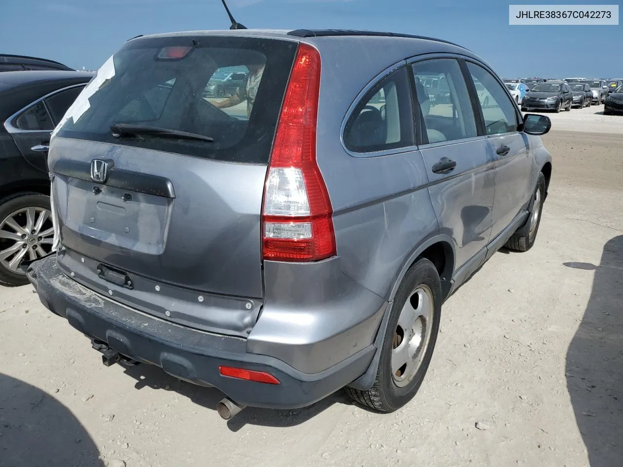 2007 Honda Cr-V Lx VIN: JHLRE38367C042273 Lot: 75480394