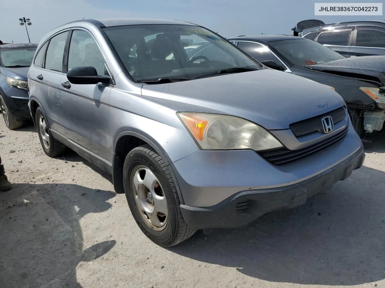 2007 Honda Cr-V Lx VIN: JHLRE38367C042273 Lot: 75480394