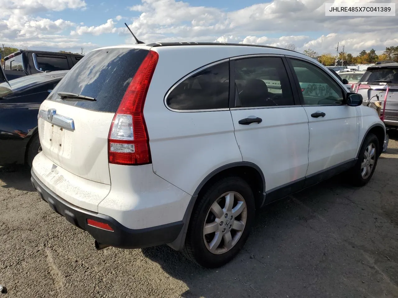 JHLRE485X7C041389 2007 Honda Cr-V Ex