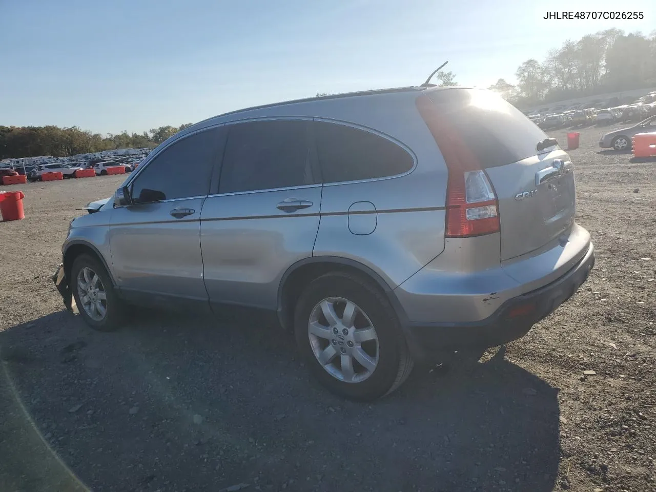 JHLRE48707C026255 2007 Honda Cr-V Exl