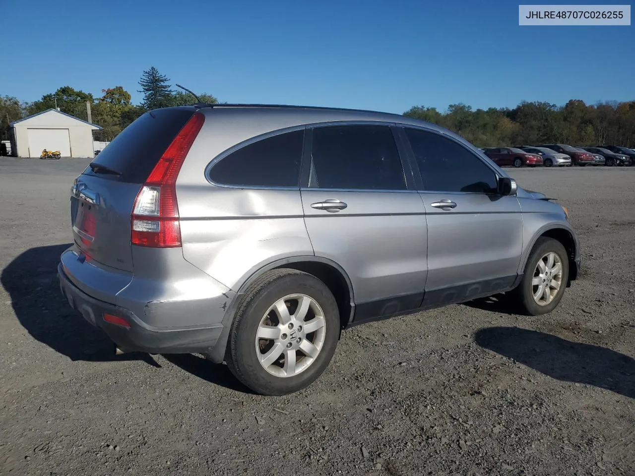 JHLRE48707C026255 2007 Honda Cr-V Exl