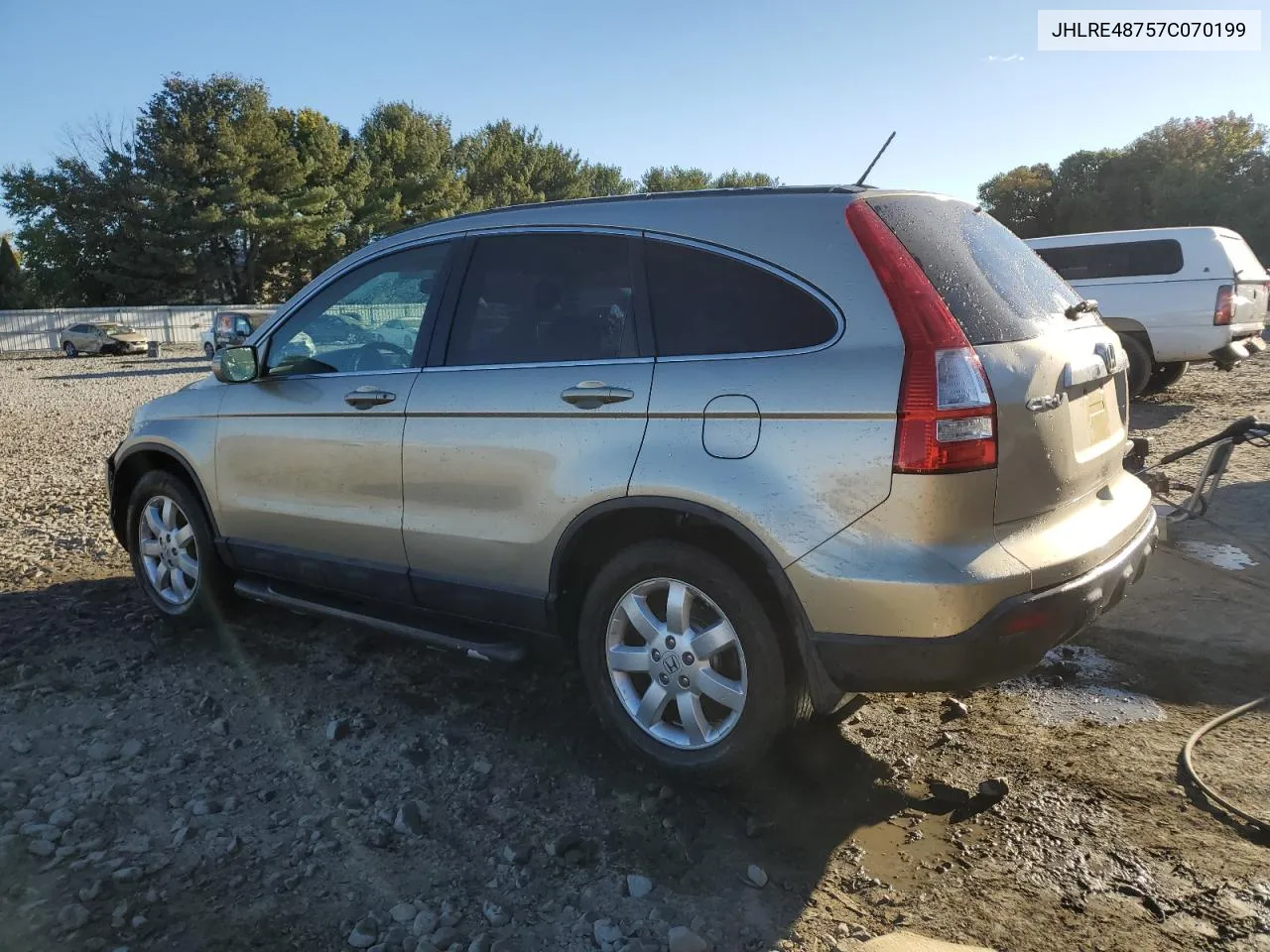 2007 Honda Cr-V Exl VIN: JHLRE48757C070199 Lot: 75652214