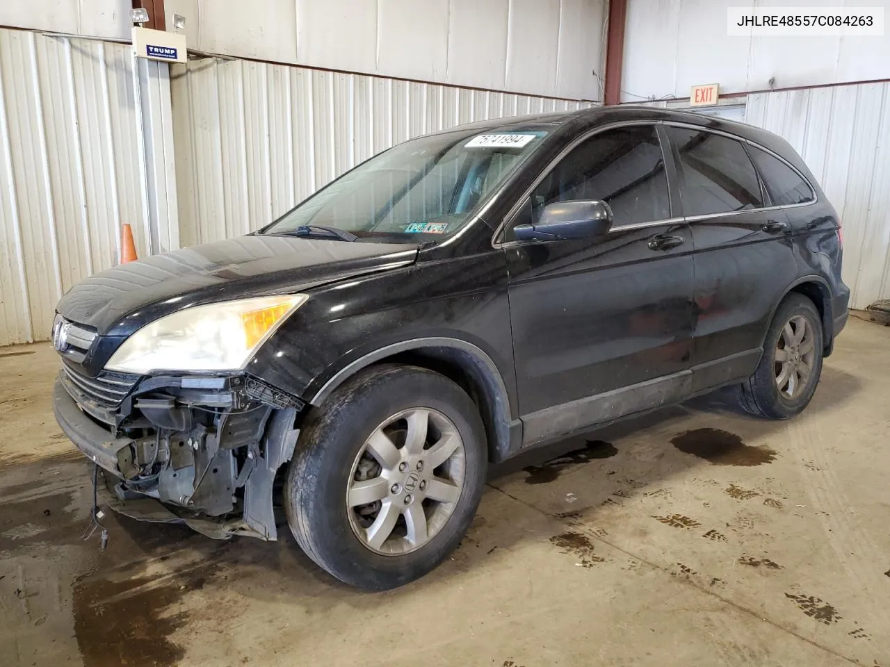 JHLRE48557C084263 2007 Honda Cr-V Ex