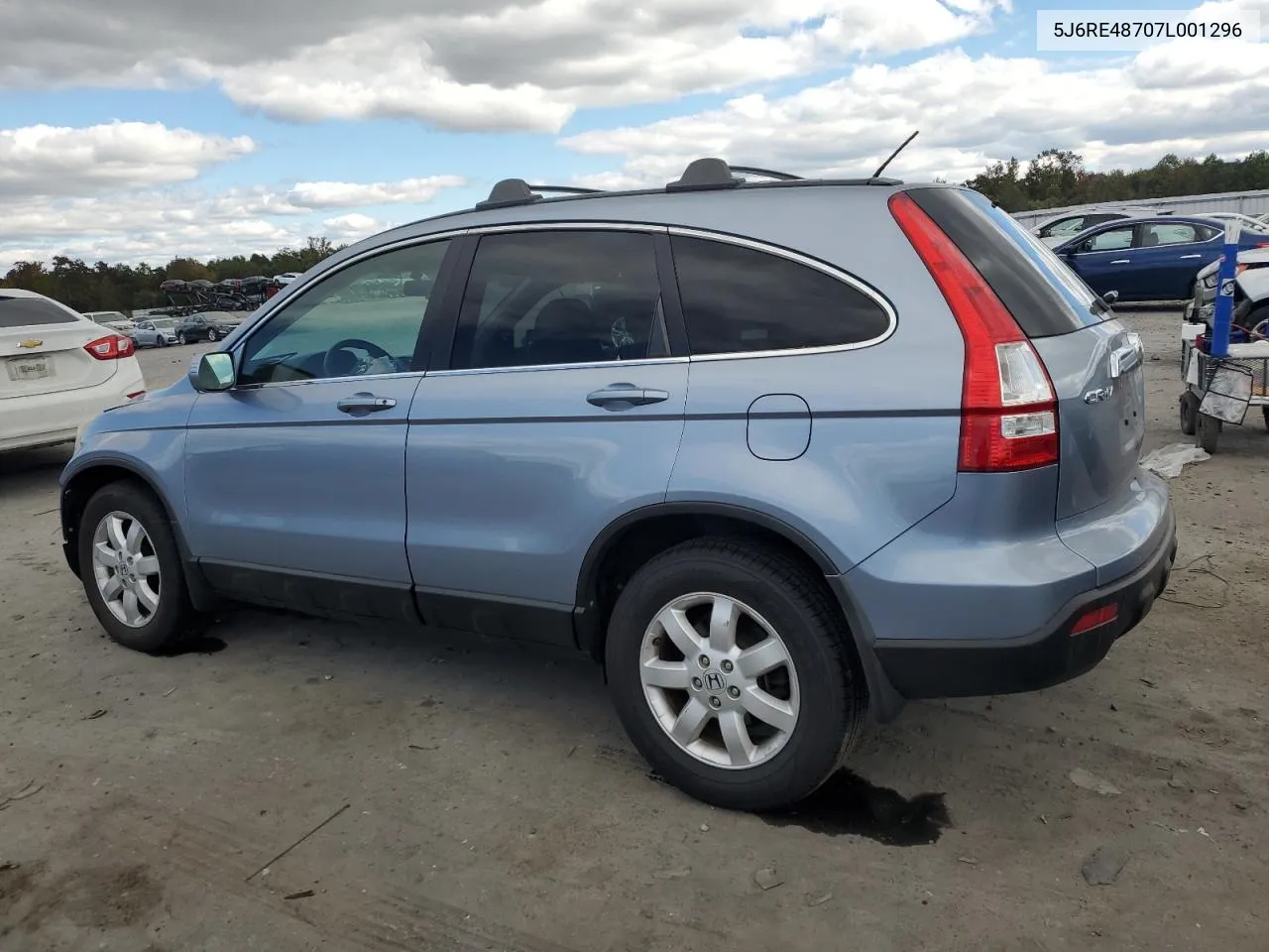 2007 Honda Cr-V Exl VIN: 5J6RE48707L001296 Lot: 75786404