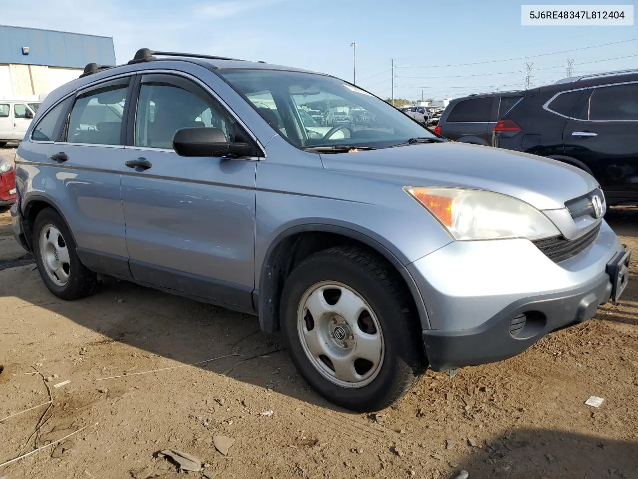 2007 Honda Cr-V Lx VIN: 5J6RE48347L812404 Lot: 75842054