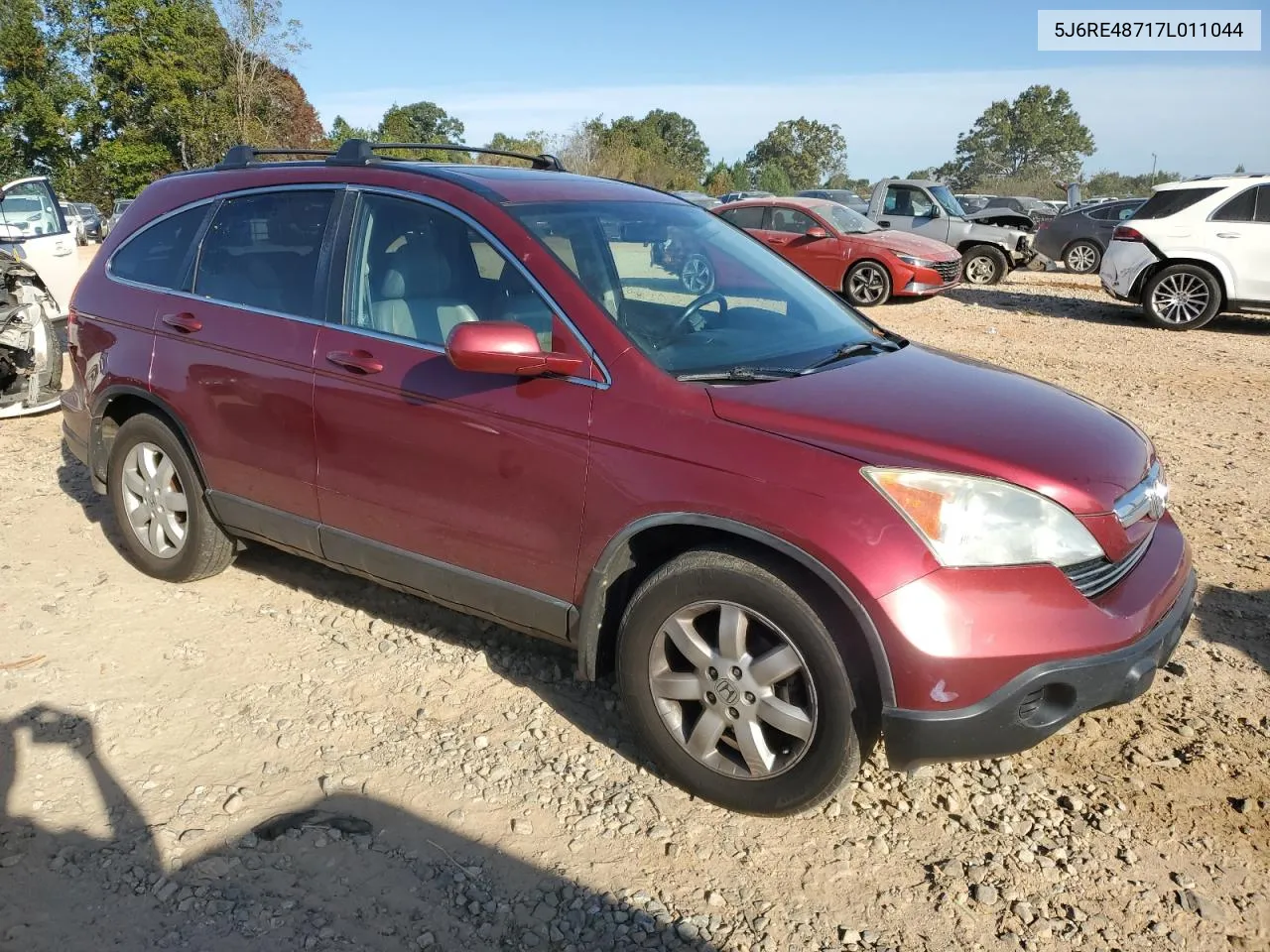 2007 Honda Cr-V Exl VIN: 5J6RE48717L011044 Lot: 75910394