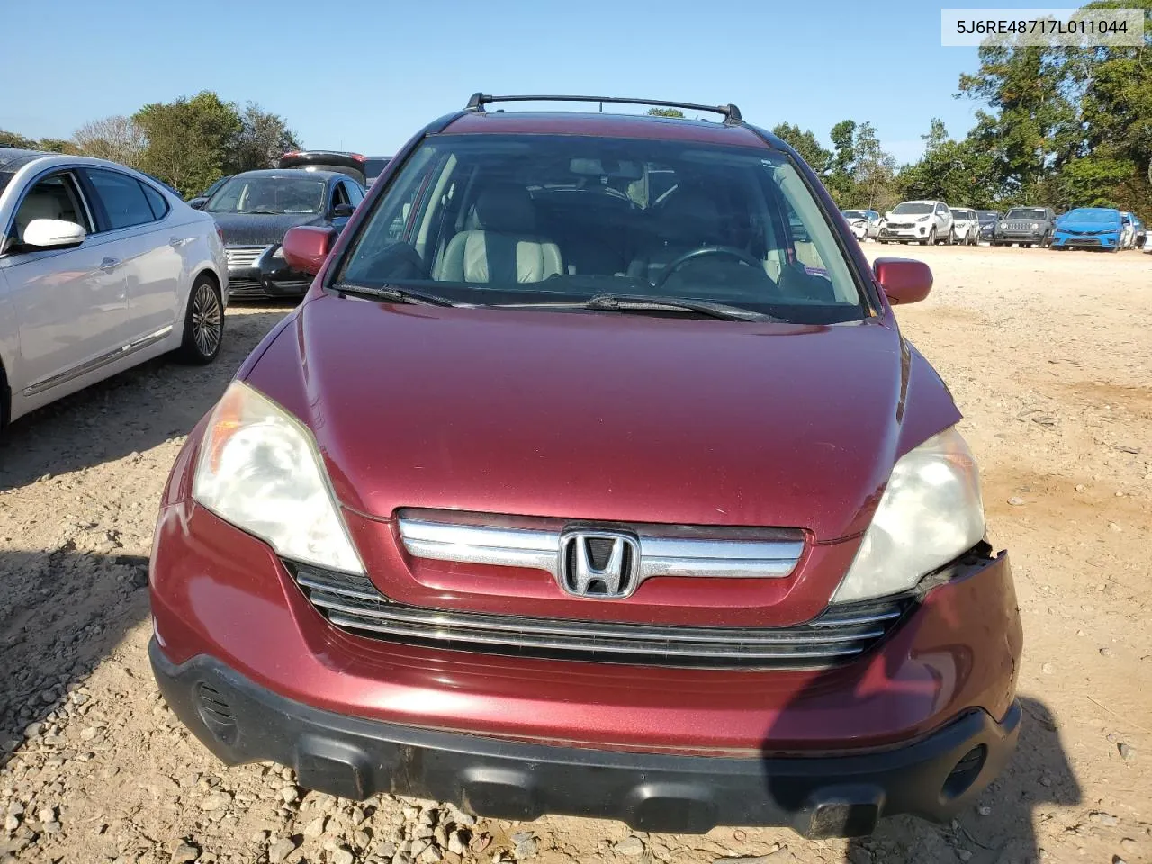 2007 Honda Cr-V Exl VIN: 5J6RE48717L011044 Lot: 75910394