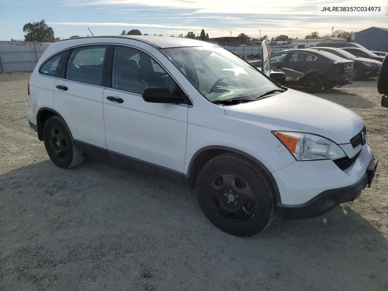 JHLRE38357C034973 2007 Honda Cr-V Lx