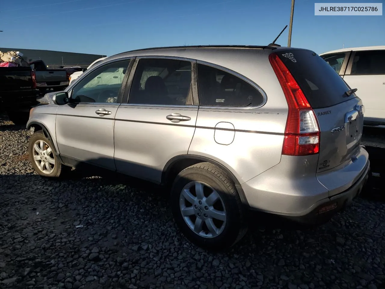 2007 Honda Cr-V Exl VIN: JHLRE38717C025786 Lot: 76025534