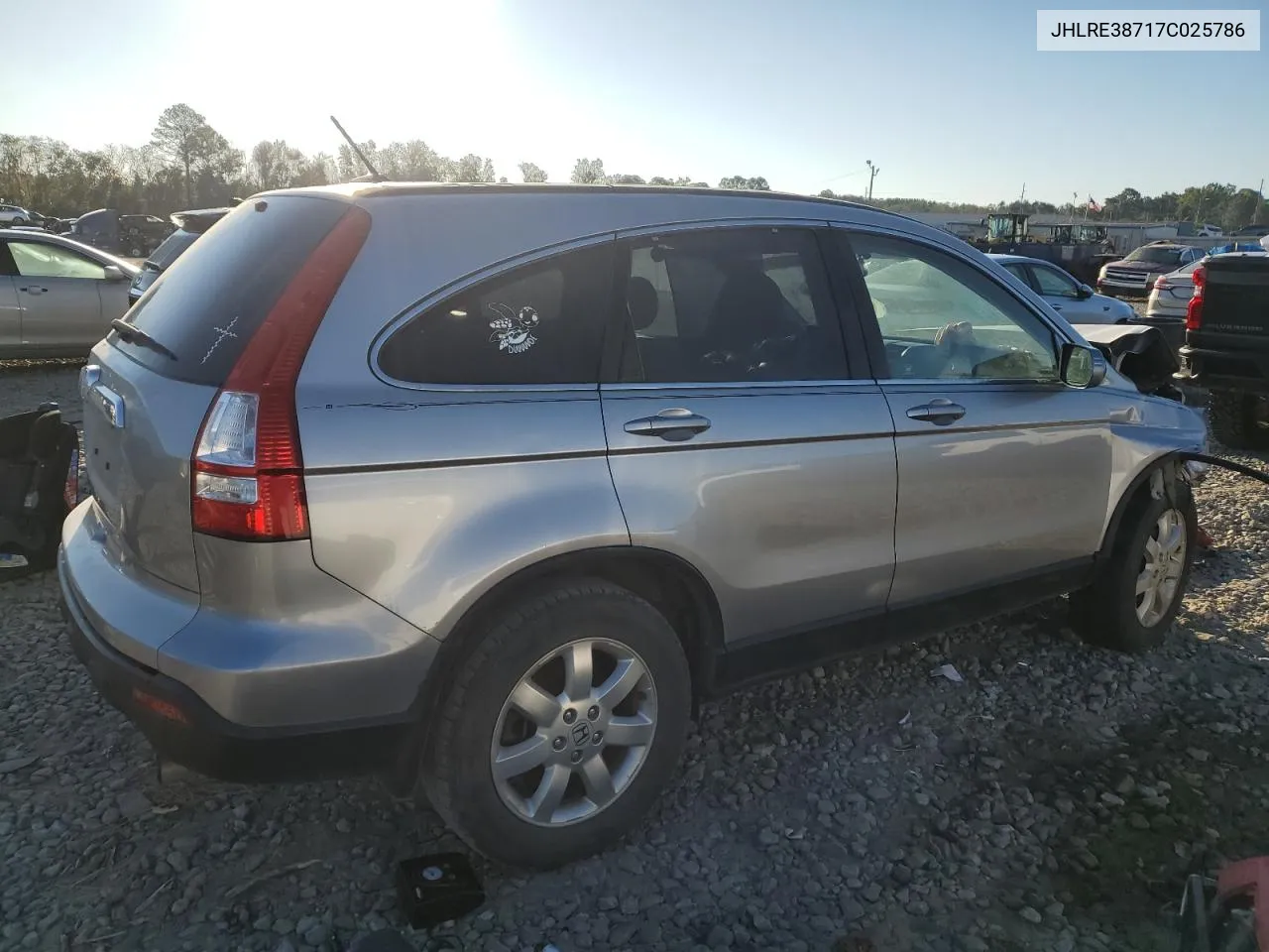 2007 Honda Cr-V Exl VIN: JHLRE38717C025786 Lot: 76025534