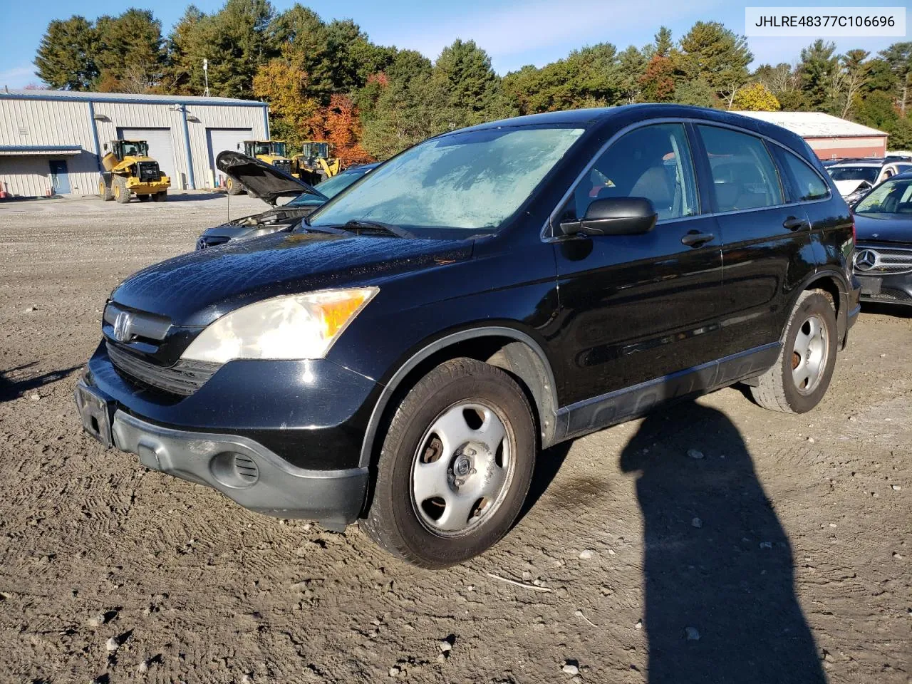 2007 Honda Cr-V Lx VIN: JHLRE48377C106696 Lot: 76048194