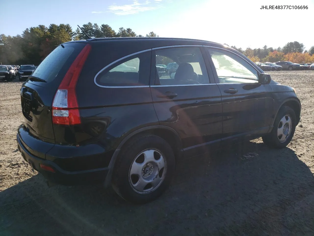 2007 Honda Cr-V Lx VIN: JHLRE48377C106696 Lot: 76048194