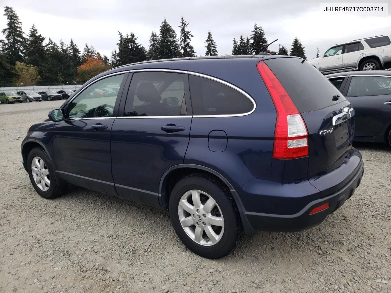 2007 Honda Cr-V Exl VIN: JHLRE48717C003714 Lot: 76146864