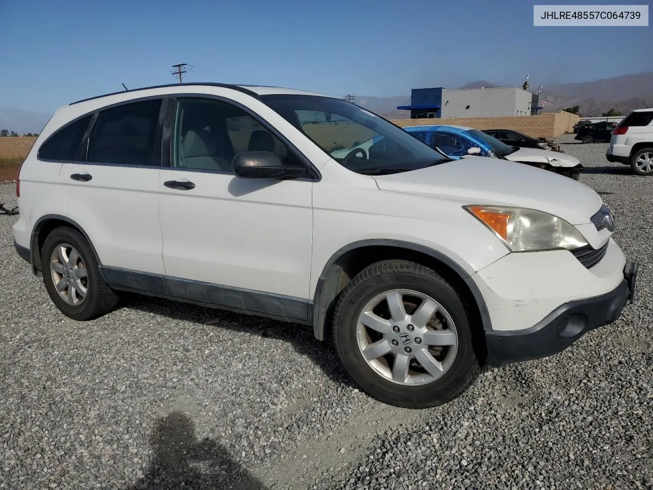 2007 Honda Cr-V Ex VIN: JHLRE48557C064739 Lot: 76712594