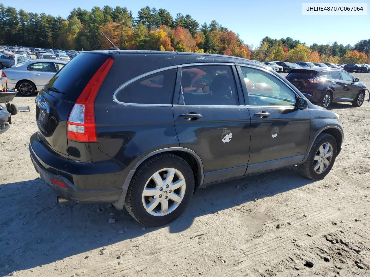 2007 Honda Cr-V Exl VIN: JHLRE48707C067064 Lot: 76712934