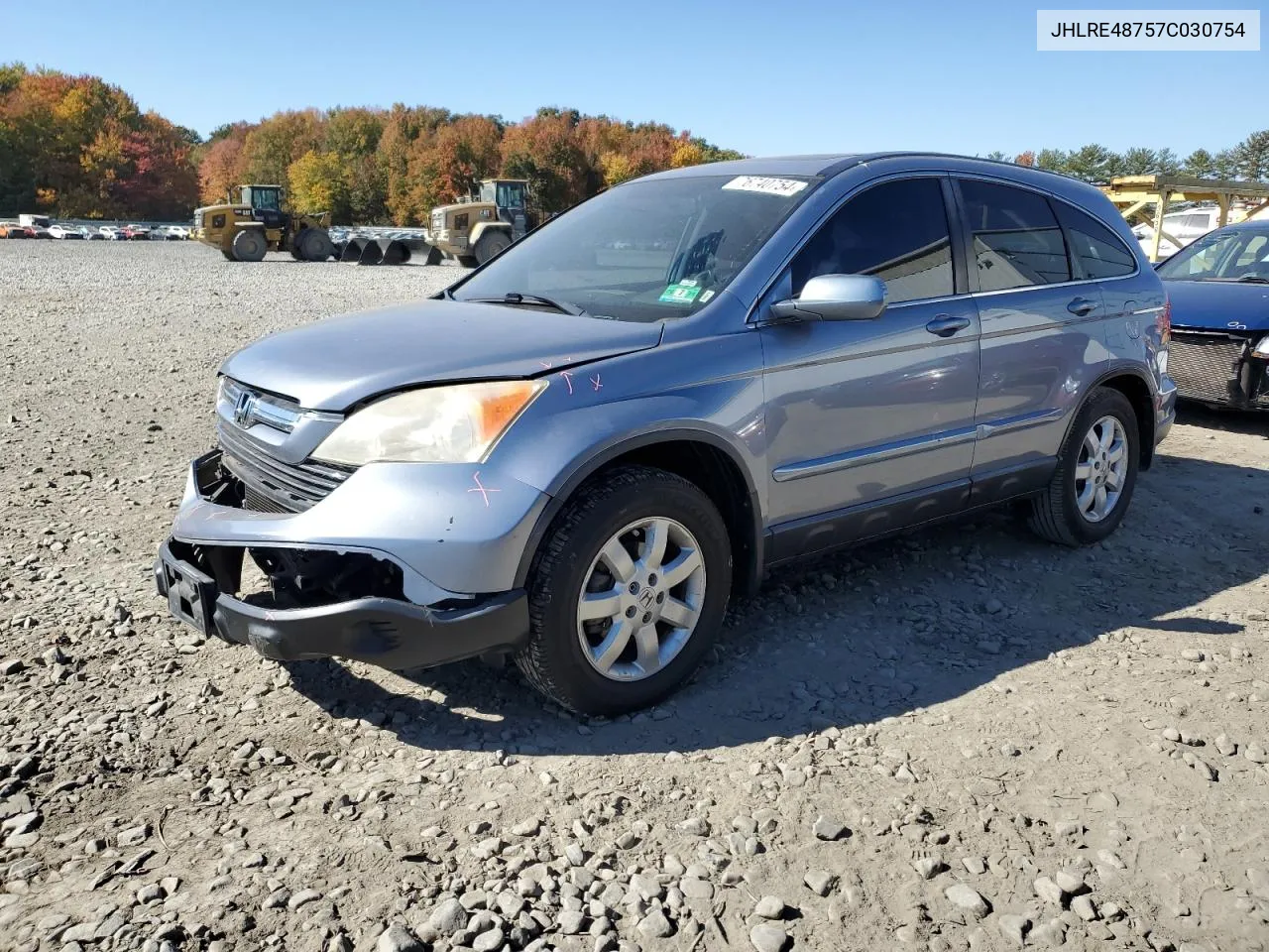 2007 Honda Cr-V Exl VIN: JHLRE48757C030754 Lot: 76740754