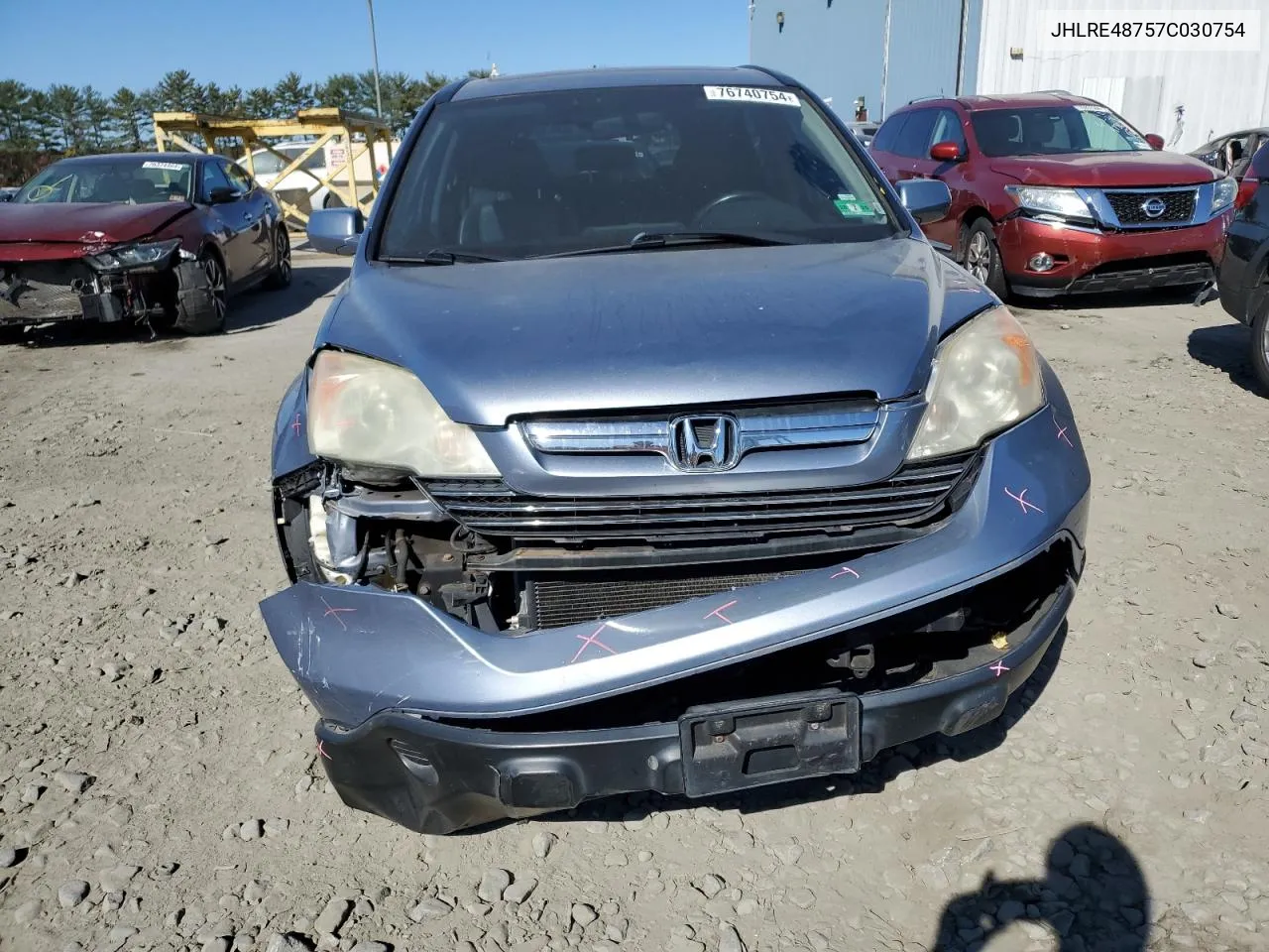 2007 Honda Cr-V Exl VIN: JHLRE48757C030754 Lot: 76740754