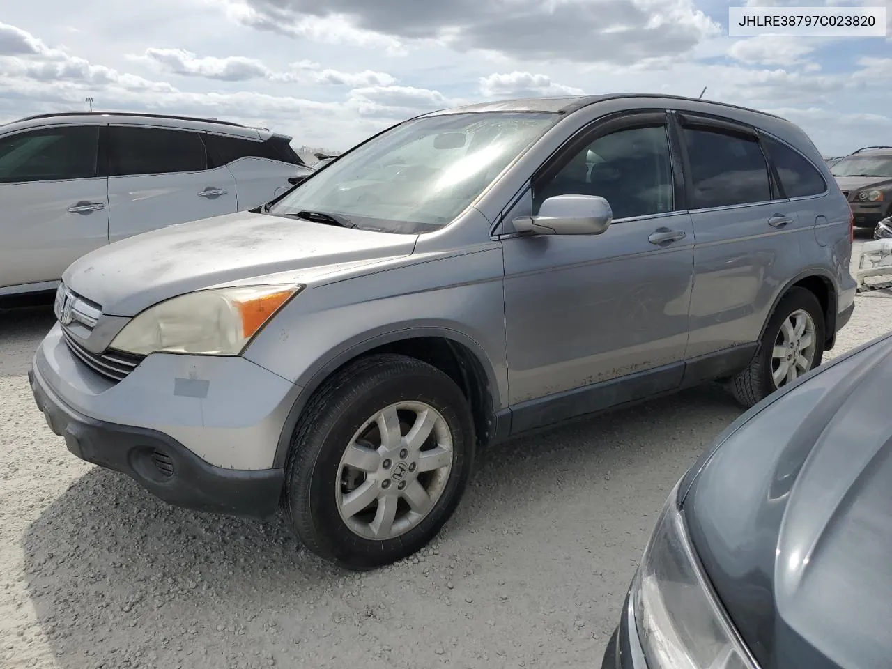 2007 Honda Cr-V Exl VIN: JHLRE38797C023820 Lot: 76844354