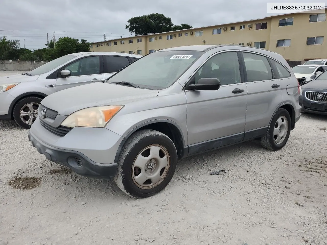 2007 Honda Cr-V Lx VIN: JHLRE38357C032012 Lot: 76901194