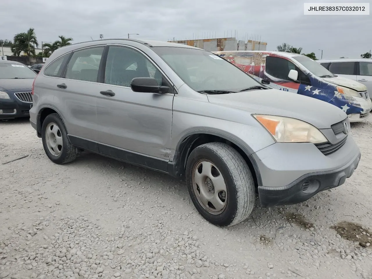 2007 Honda Cr-V Lx VIN: JHLRE38357C032012 Lot: 76901194