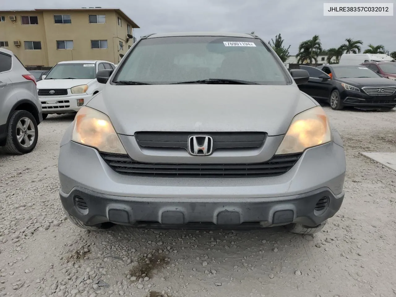 2007 Honda Cr-V Lx VIN: JHLRE38357C032012 Lot: 76901194