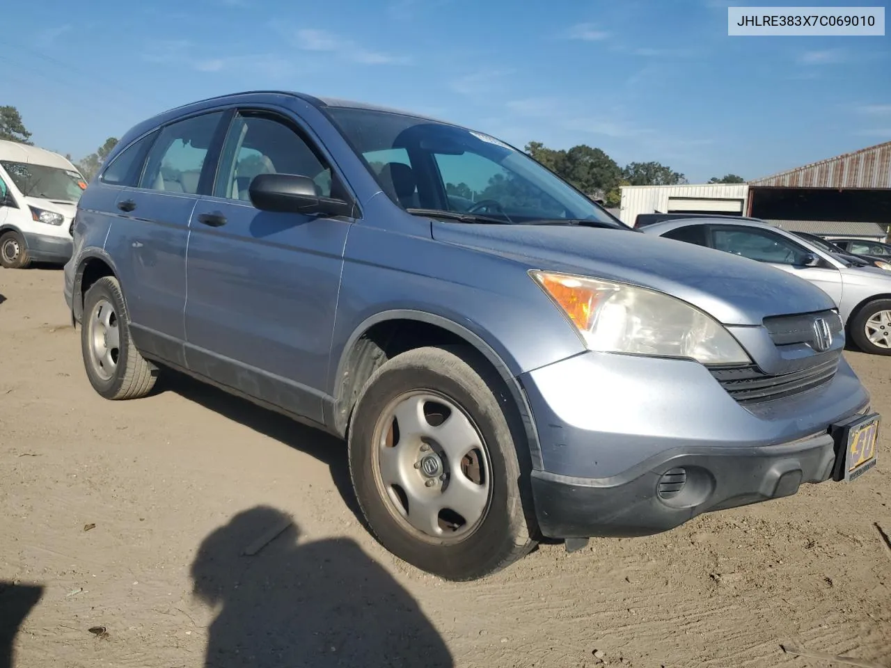 2007 Honda Cr-V Lx VIN: JHLRE383X7C069010 Lot: 77032504