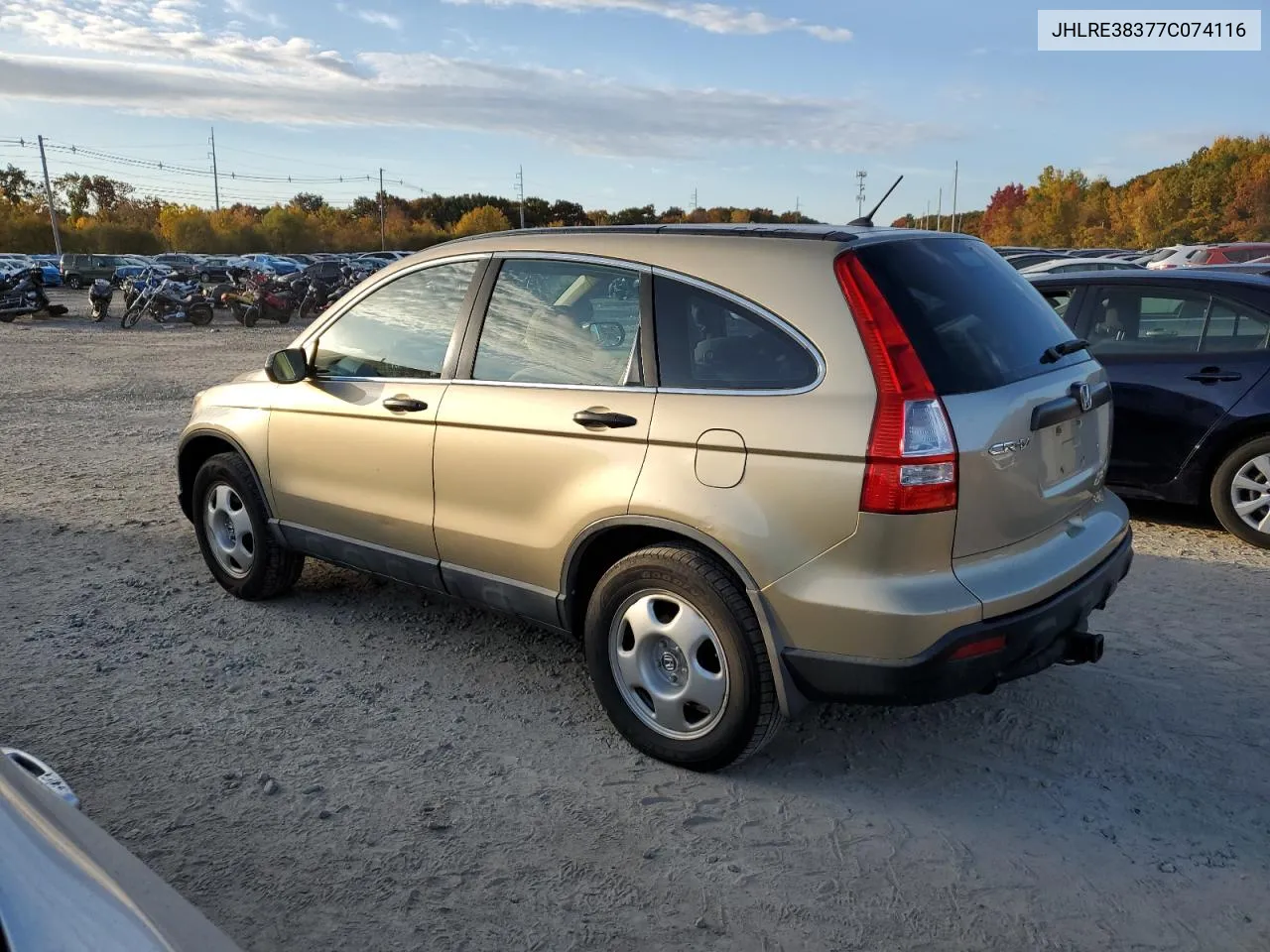 JHLRE38377C074116 2007 Honda Cr-V Lx