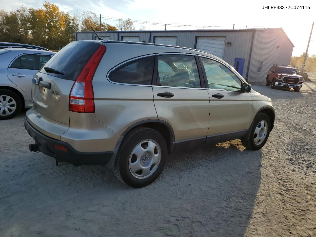 2007 Honda Cr-V Lx VIN: JHLRE38377C074116 Lot: 77068744