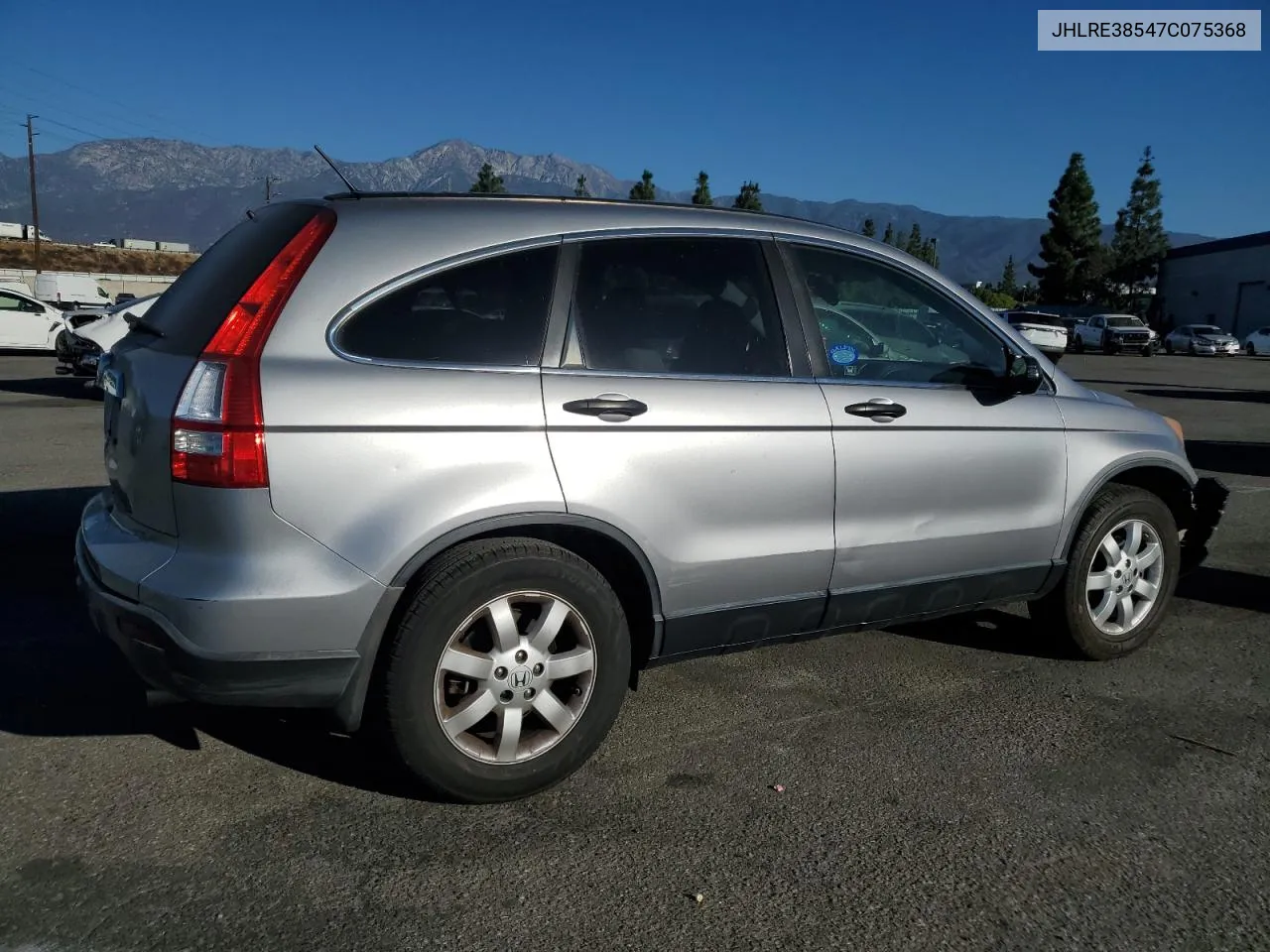 2007 Honda Cr-V Ex VIN: JHLRE38547C075368 Lot: 77163164