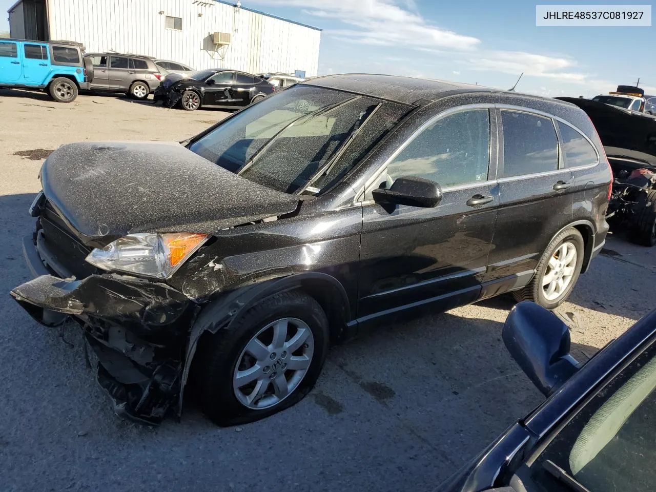 JHLRE48537C081927 2007 Honda Cr-V Ex