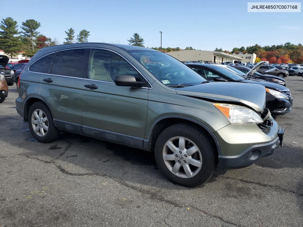 2007 Honda Cr-V Ex VIN: JHLRE48507C007168 Lot: 77458734