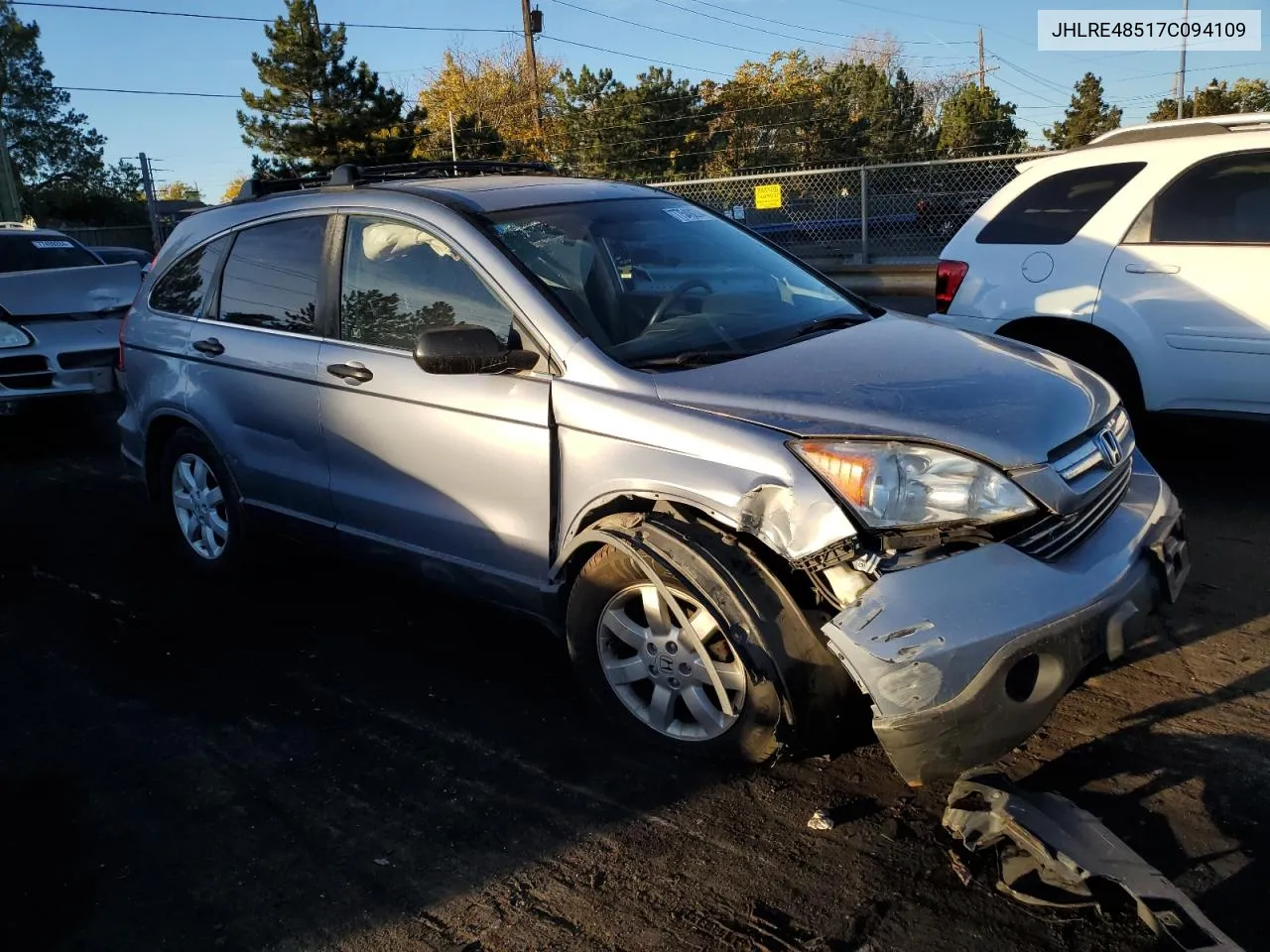 2007 Honda Cr-V Ex VIN: JHLRE48517C094109 Lot: 77549274