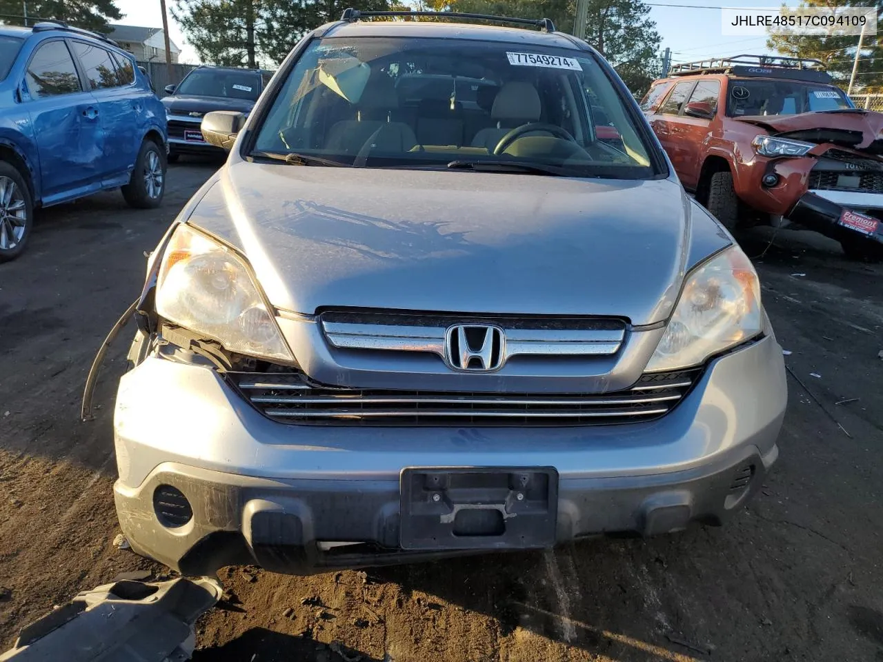 2007 Honda Cr-V Ex VIN: JHLRE48517C094109 Lot: 77549274