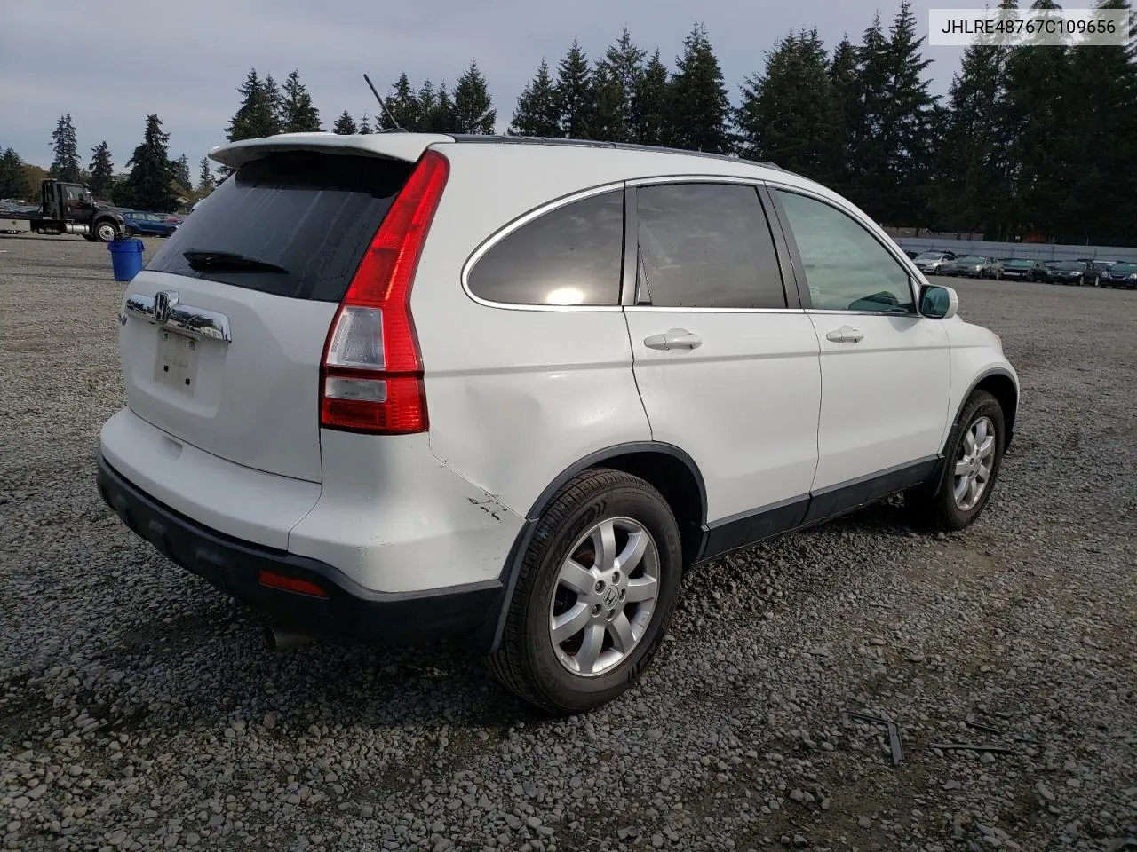 2007 Honda Cr-V Exl VIN: JHLRE48767C109656 Lot: 77578864