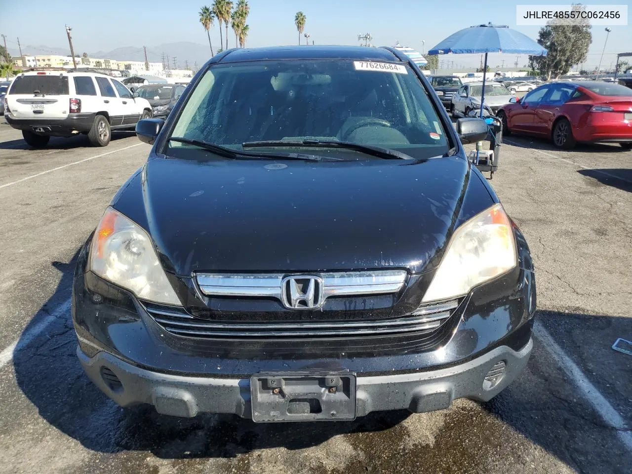 2007 Honda Cr-V Ex VIN: JHLRE48557C062456 Lot: 77626684