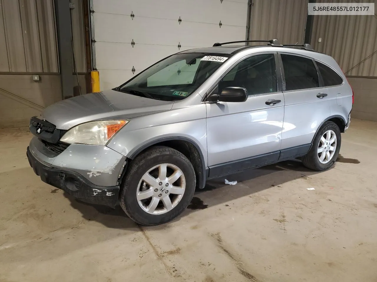 2007 Honda Cr-V Ex VIN: 5J6RE48557L012177 Lot: 77816494