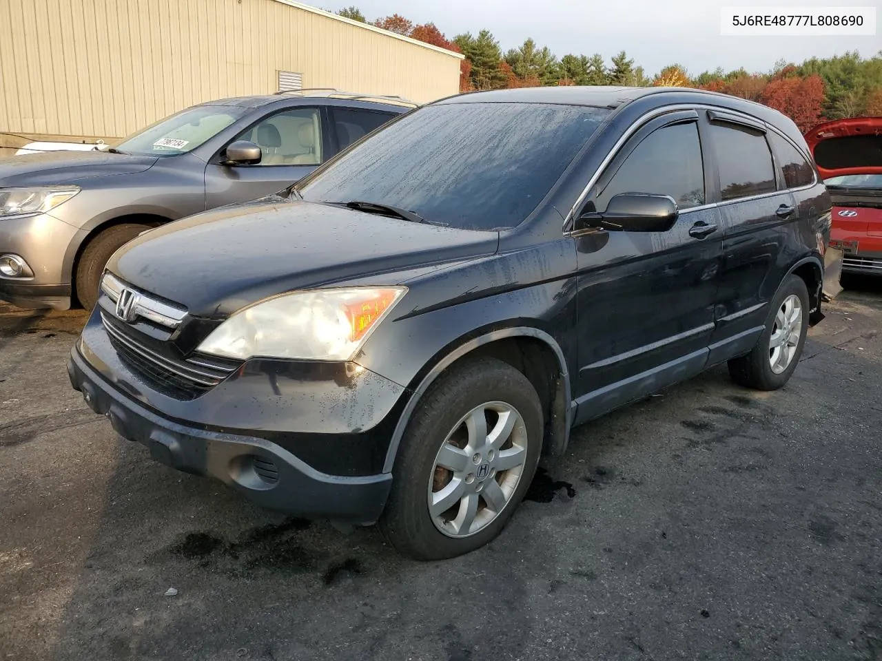 2007 Honda Cr-V Exl VIN: 5J6RE48777L808690 Lot: 77882604