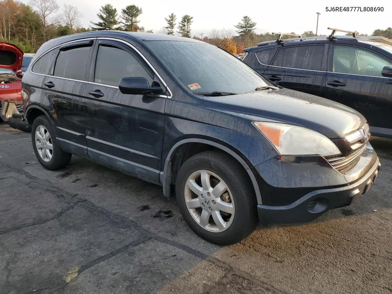 2007 Honda Cr-V Exl VIN: 5J6RE48777L808690 Lot: 77882604