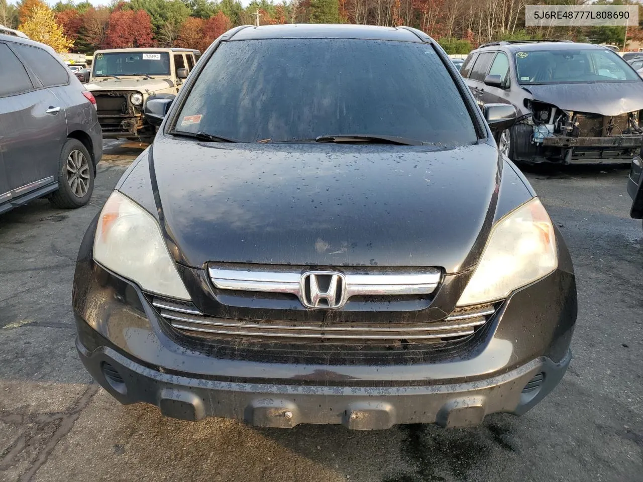 2007 Honda Cr-V Exl VIN: 5J6RE48777L808690 Lot: 77882604