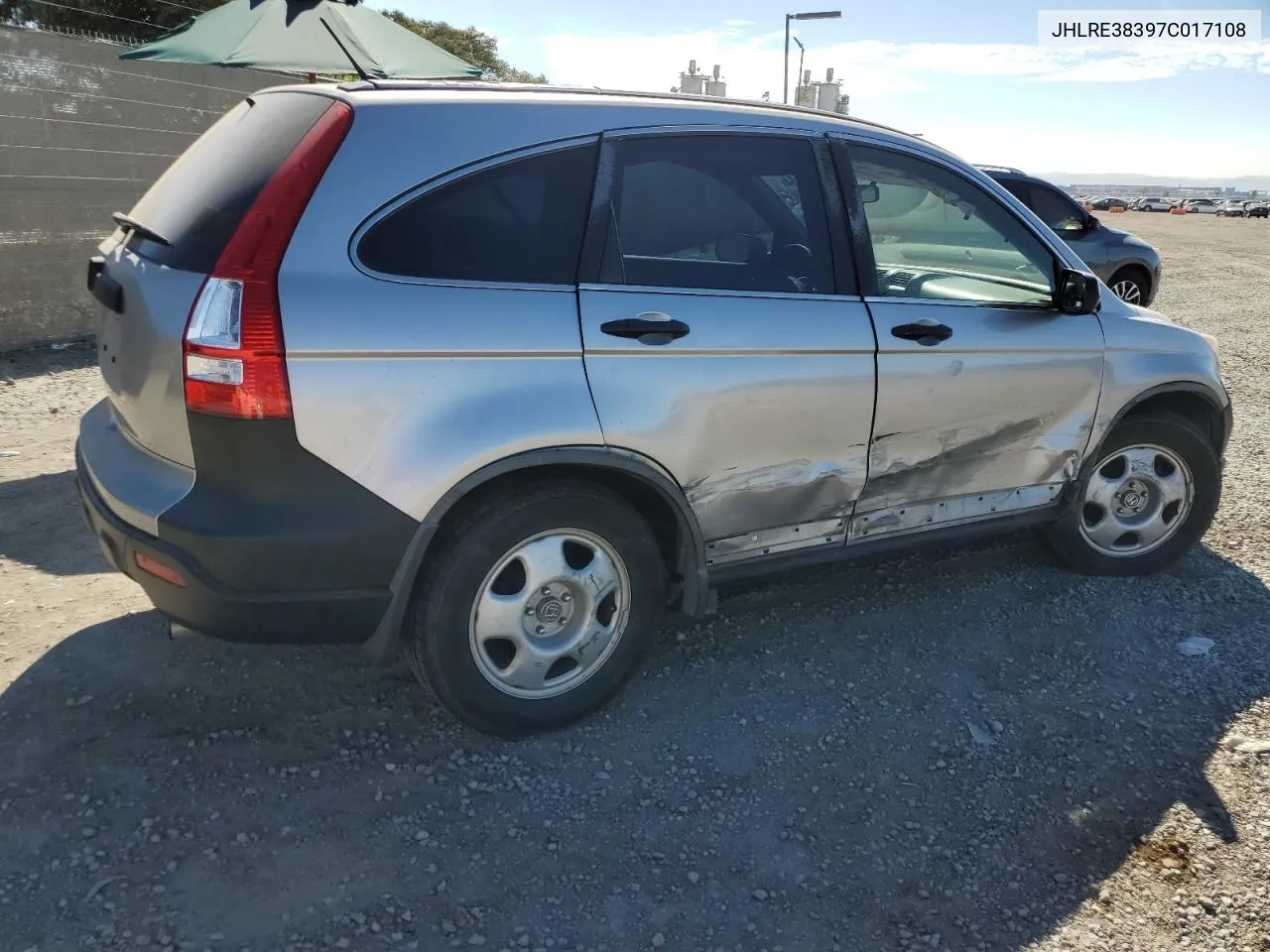 2007 Honda Cr-V Lx VIN: JHLRE38397C017108 Lot: 77893454