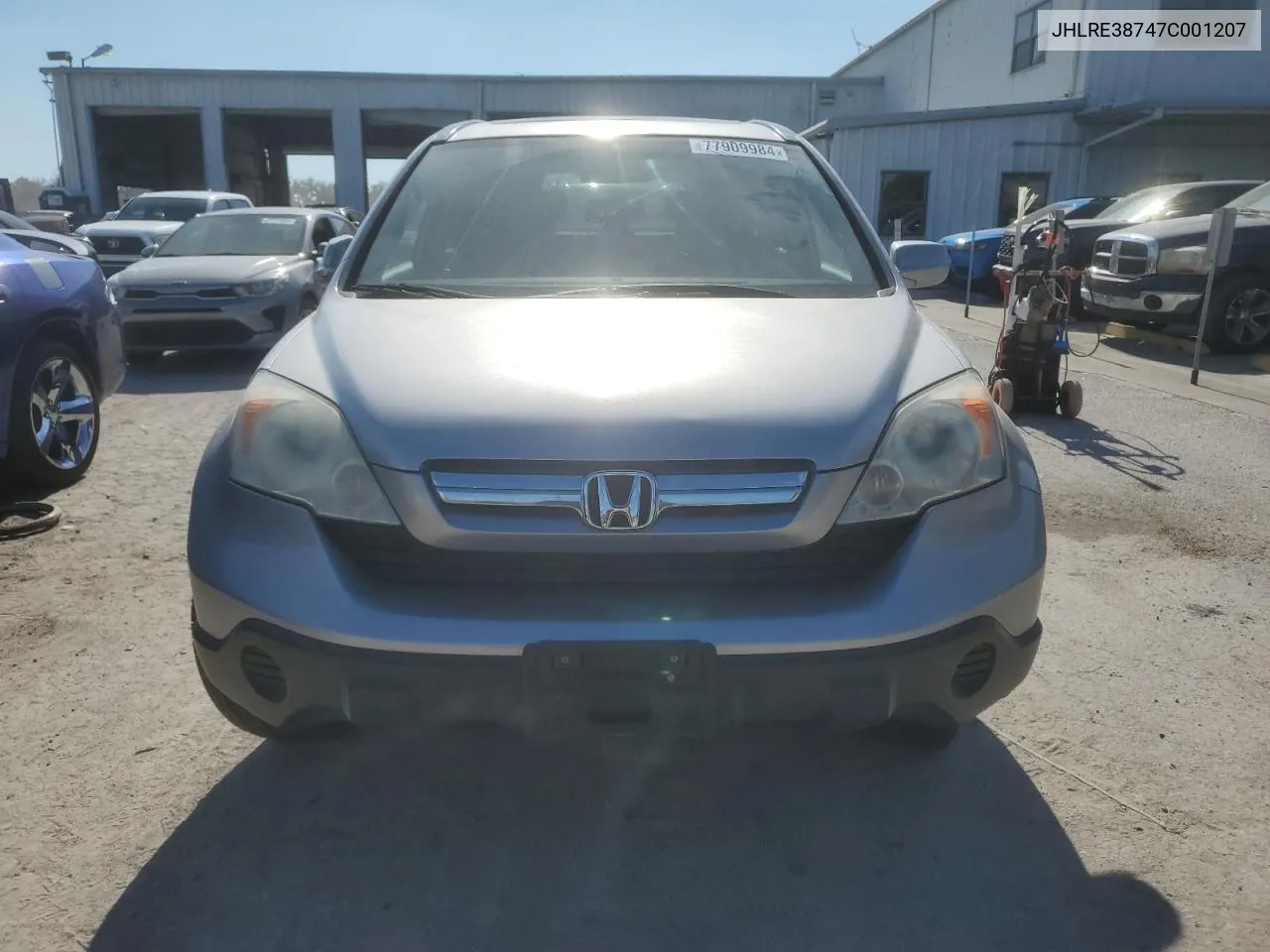 2007 Honda Cr-V Exl VIN: JHLRE38747C001207 Lot: 77909984